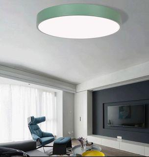 LED ceiling light macarron cute colours