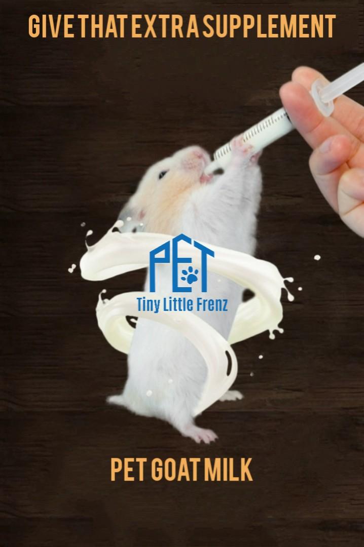 Hamster PET GOAT MILK POWDER (NO LACTOSE) For Syrian Dwarf Hamster