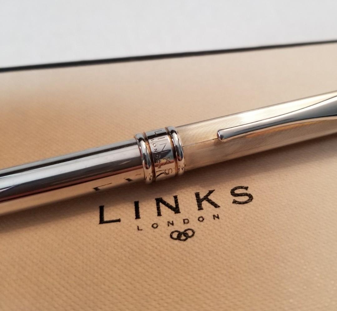 Links Of London Sterling Silver Ballpoint Pen Books Stationery Stationery On Carousell