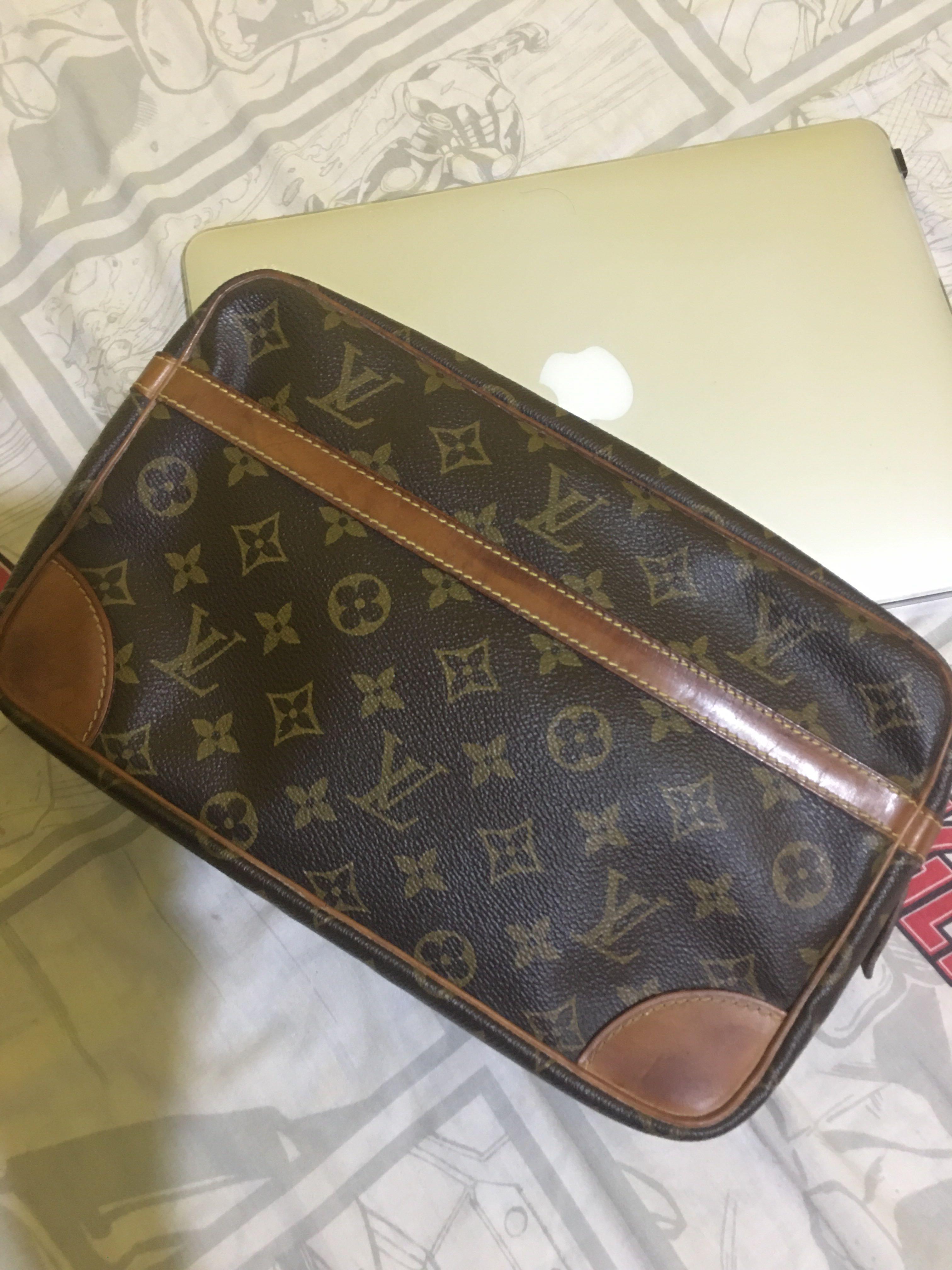 Louis Vuitton Vintage Clutch Bag, Luxury, Bags & Wallets on Carousell