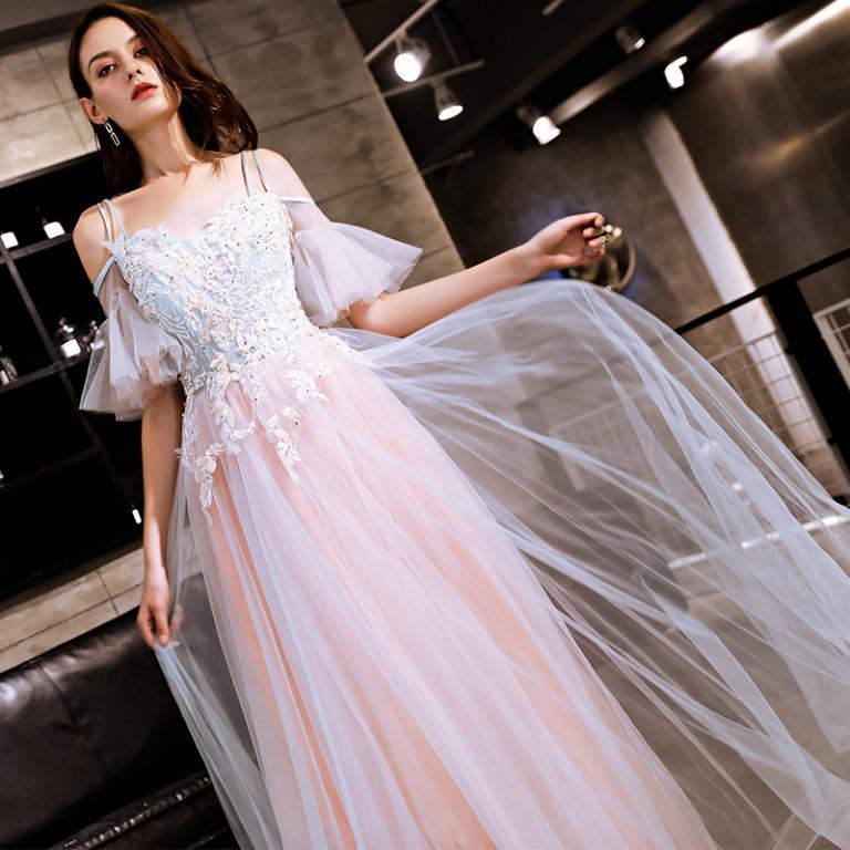 sachin and babi light blue dress Pastel Color Evening Dresses – Better Wedding and Party Selections – Dress  Codes, Sexy & Fashion Statement main image 1