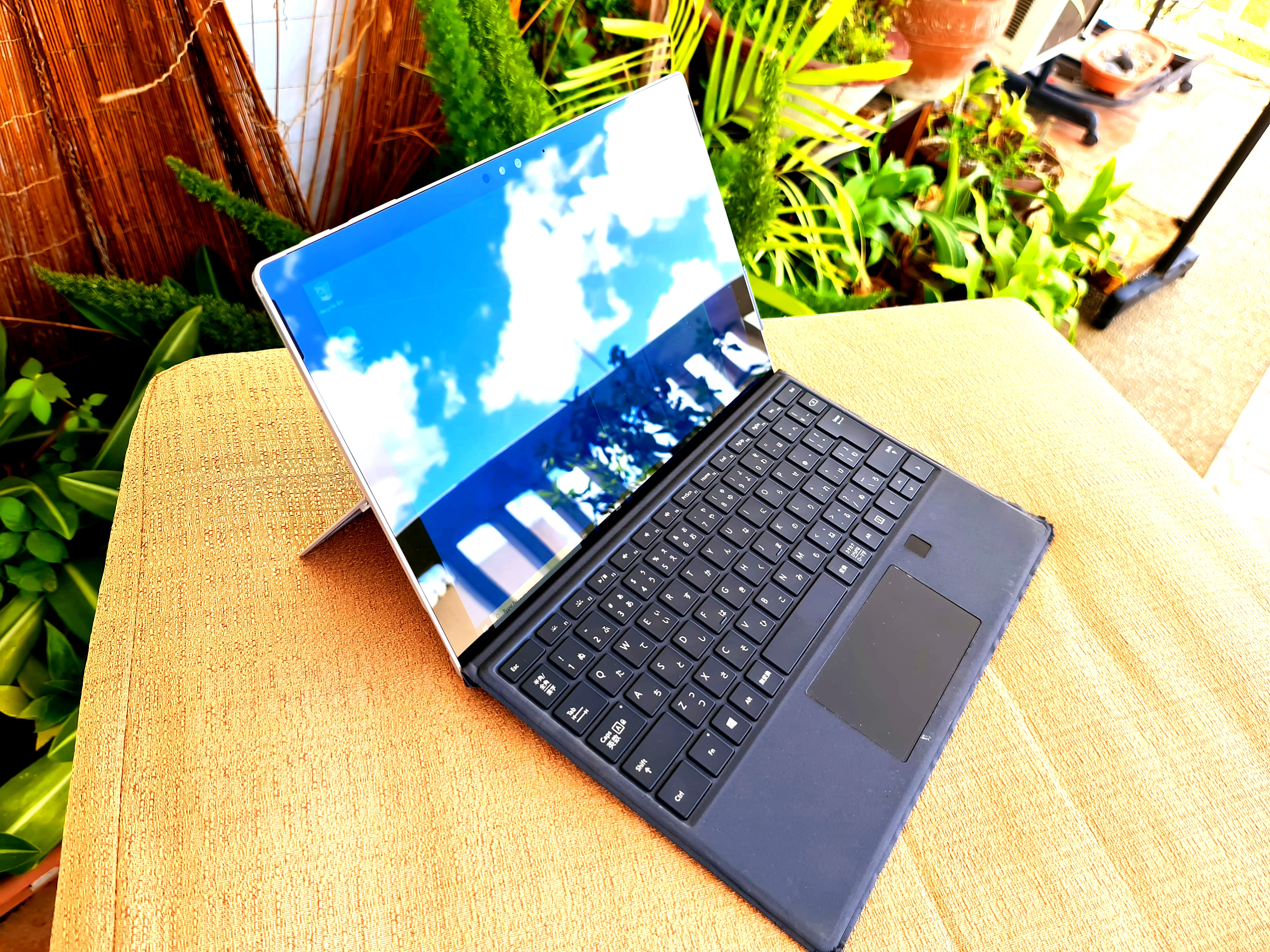 Microsoft Surface Pro 4 × Surface Type Cover Keyboard with Fingerprint