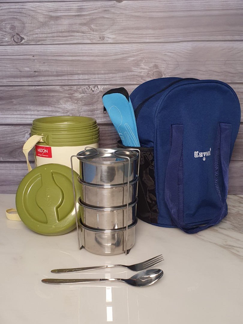 milton lunch box with bag