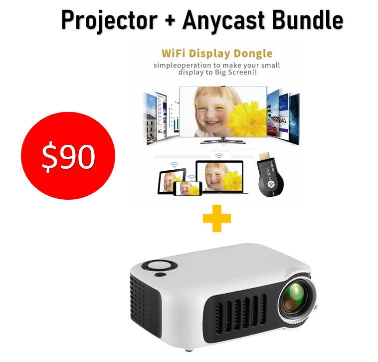 Mini Projector And Cast Dongle Bundle Deal, Mobile Phones & Gadgets ...