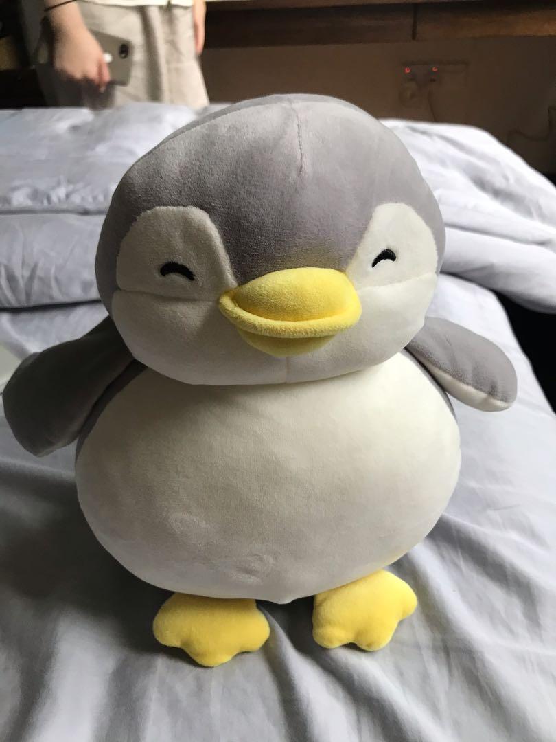 miniso penguin stuffed toy