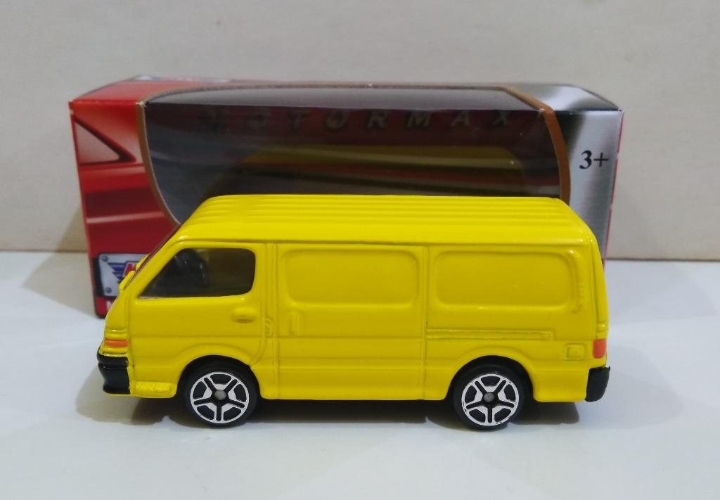 Motor Max 懷舊舊款豐田Toyota Hiace 貨Van 黃色Motormax, 興趣