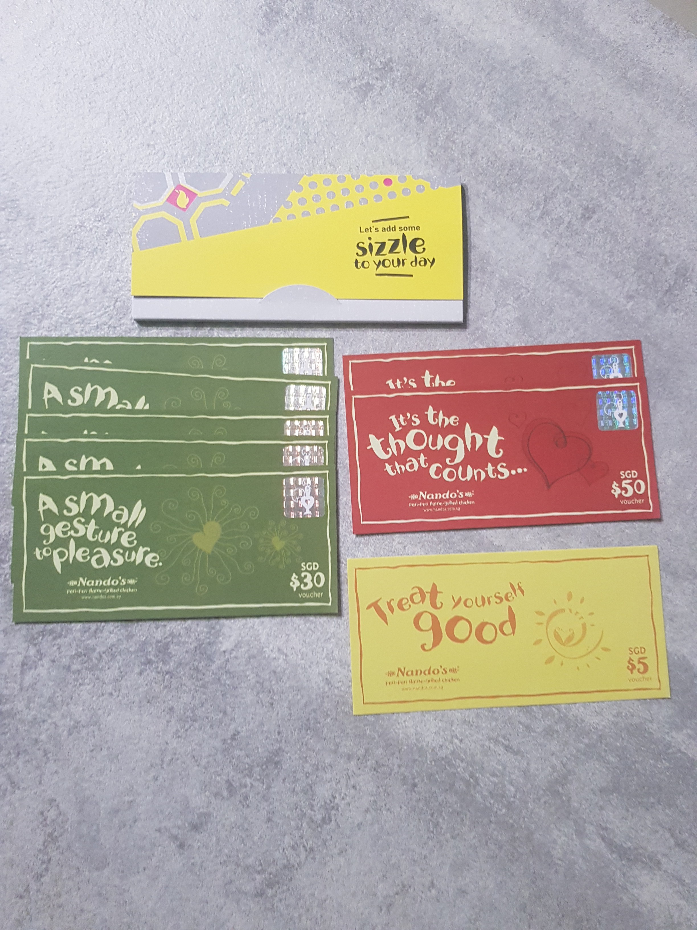 Nandos voucher, Food &amp; Drinks, Local F&amp;Bs, Western on Carousell