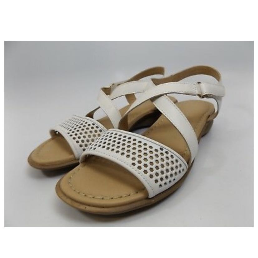 naturalizer white sandals