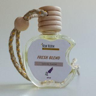 New Norm Essentials Car or Room Air Freshener Hanging Diffuser Lavender Scented (Fresh Blend) 10ml