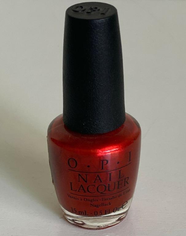 New Opi O P I Nail Polish Lacquer In Deutsch You Want Me Baby Red Sale Beauty Personal Care Hands Nails On Carousell