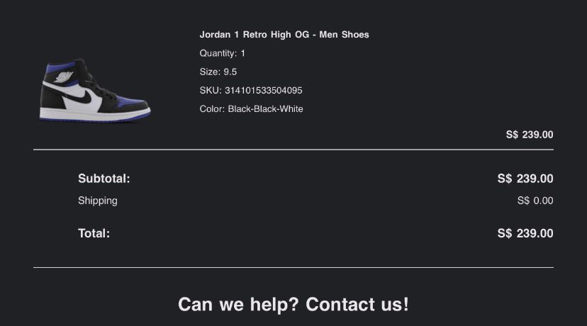Nike Air Jordan 1 High Royal Toe US 9.5, Men's Fashion, Footwear 