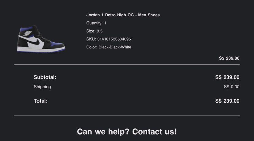 nike air jordan 1 size 9