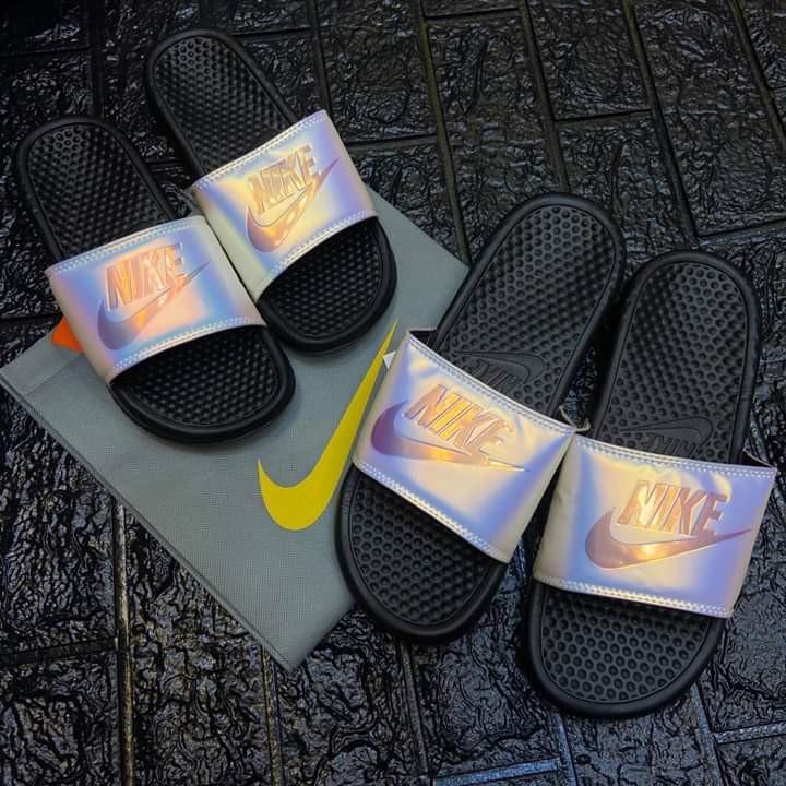 NIKE COUPLE SLIPPERS Women s Fashion Footwear Slippers and
