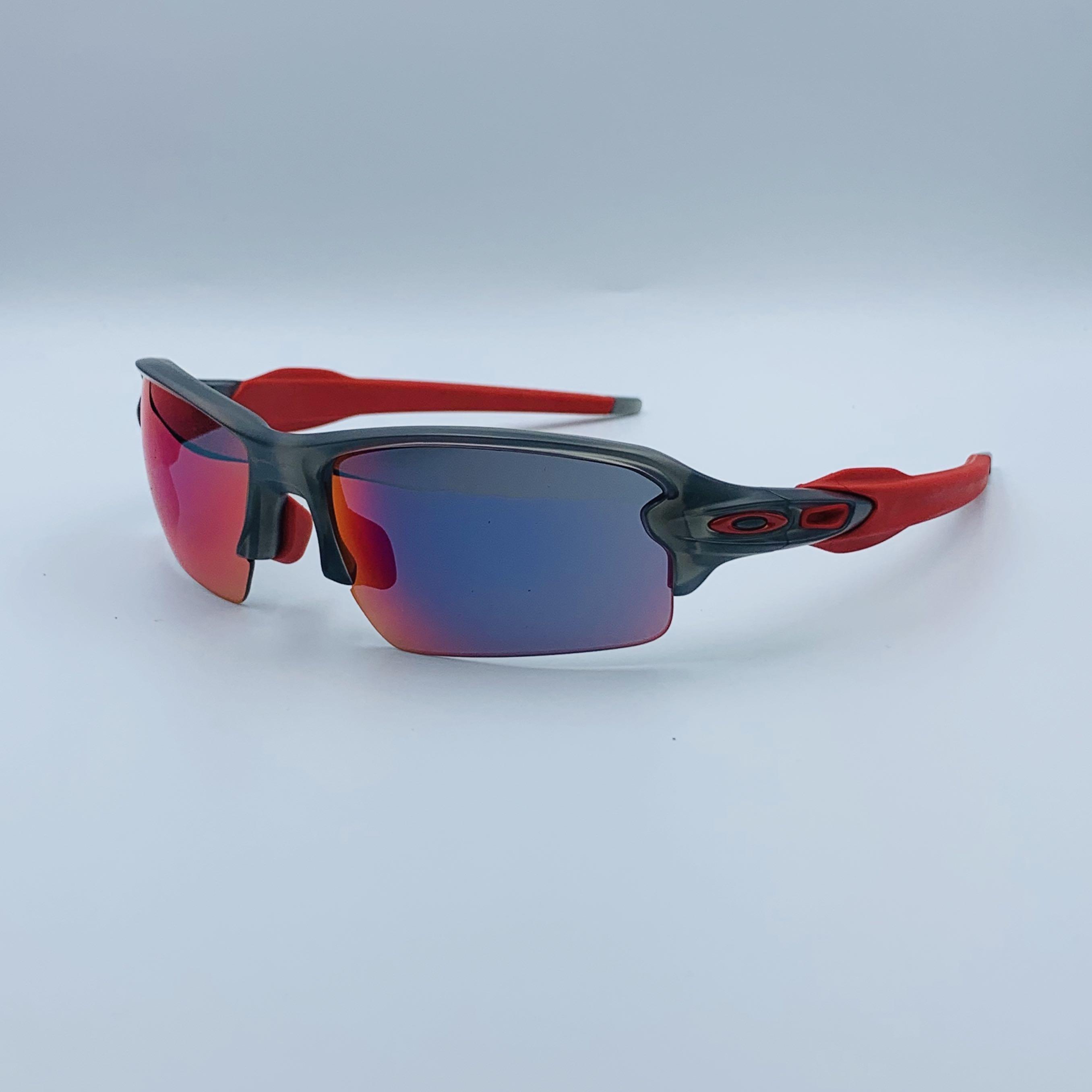 oakley flak 2.0 matte gray smoke polarized sunglasses