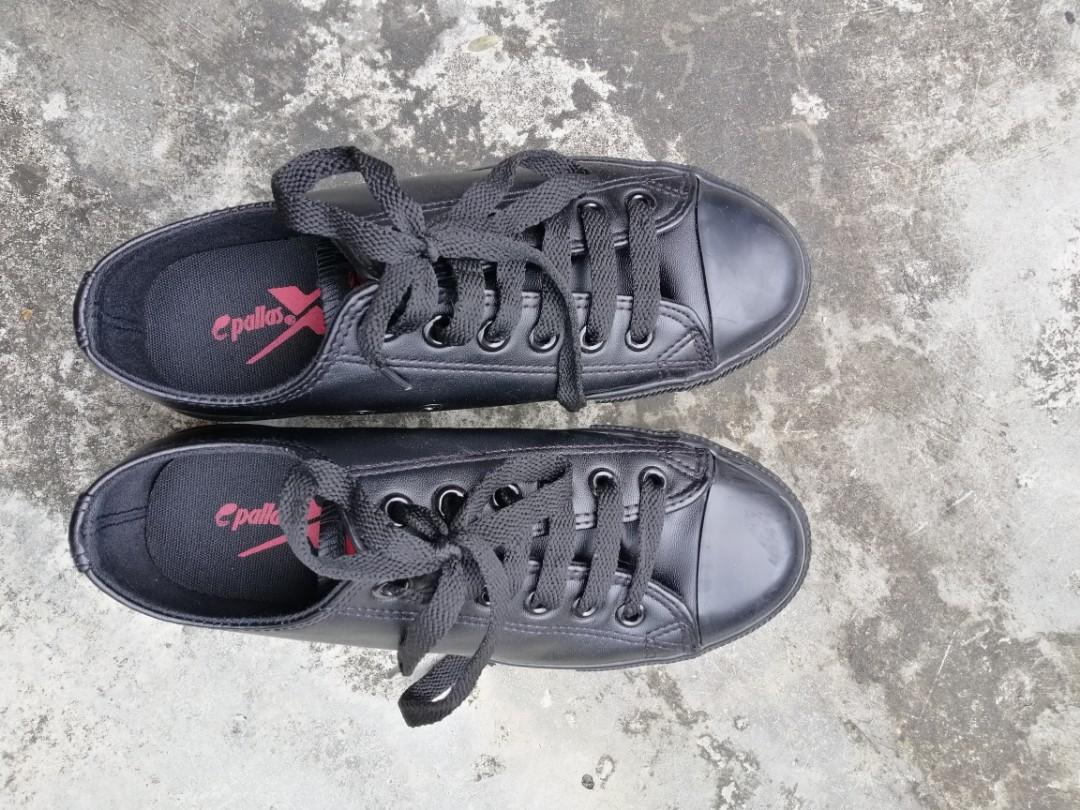 black waterproof school shoes