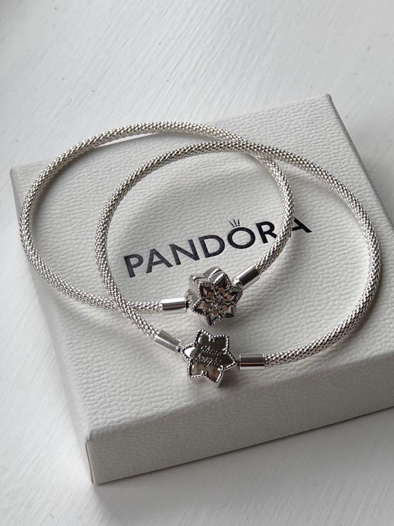 Pandora Moments Butterfly Clasp Snake Chain Bracelet  Pandora SG