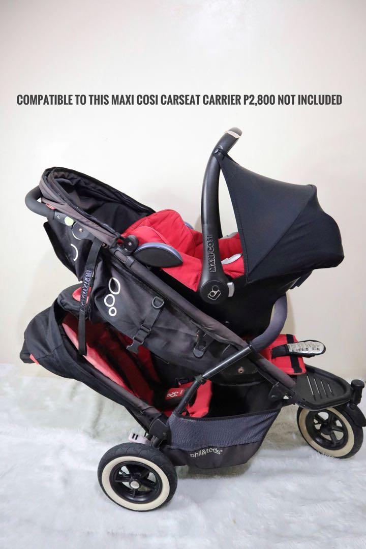 phil and ted double stroller weight limit