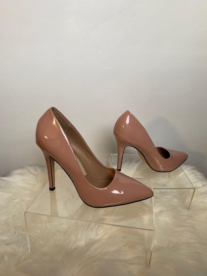 pinkish nude heels