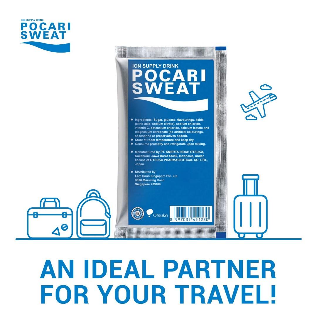 Pocari Sweat Powder Ion Supply Drink Food Drinks Beverages On Carousell