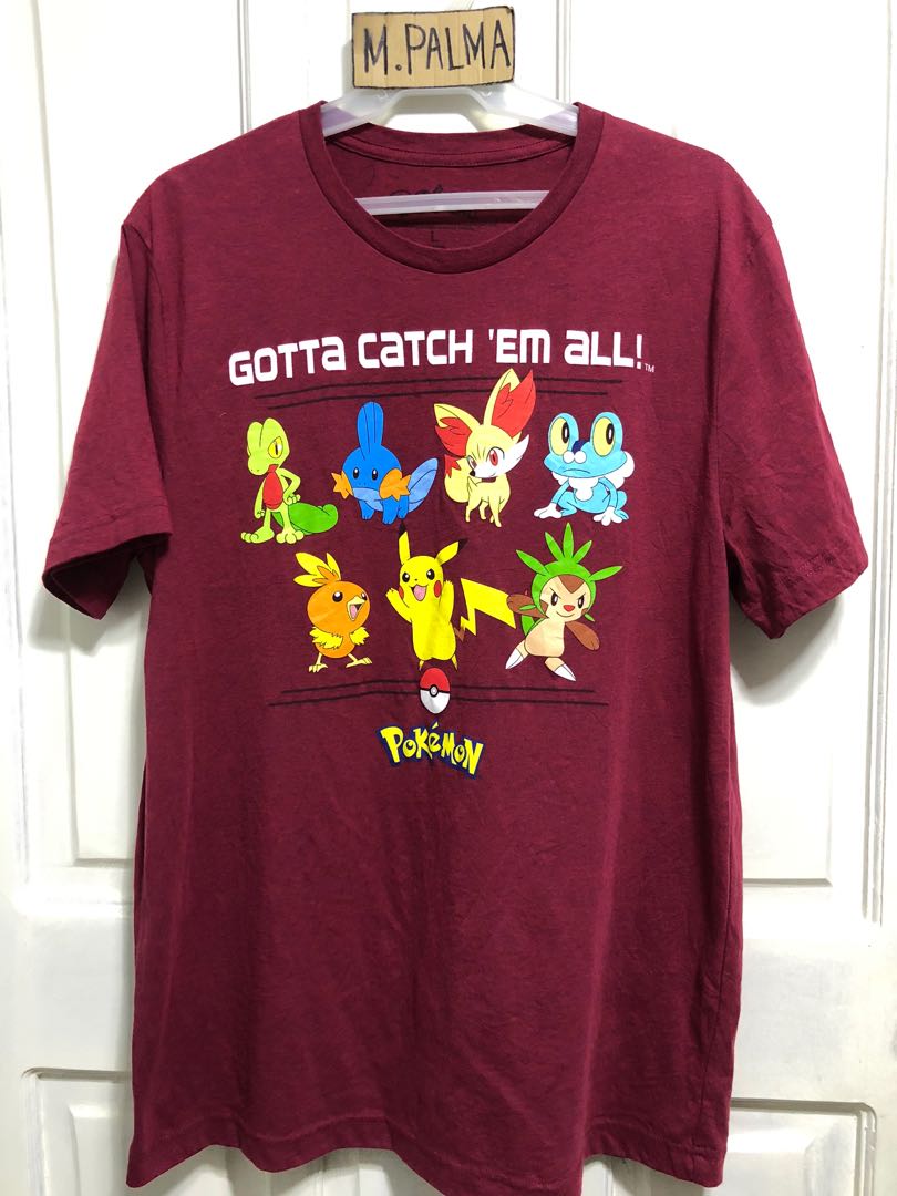 Pokemon Shirt Sz Large W 22 L 29 Men S Fashion Clothes Tops On Carousell