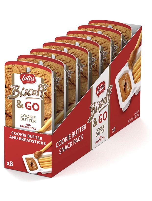 [Preorder] Lotus Biscoff Cookie Butter & Breadsticks, Food & Drinks