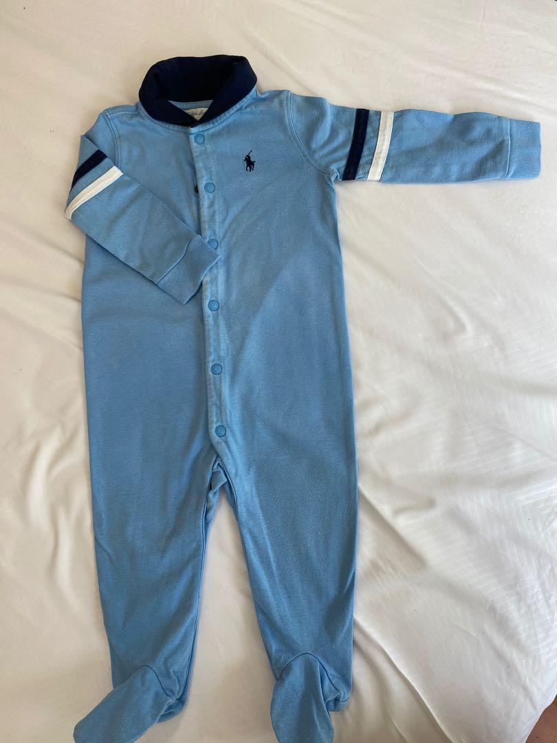 ralph lauren sleepsuit