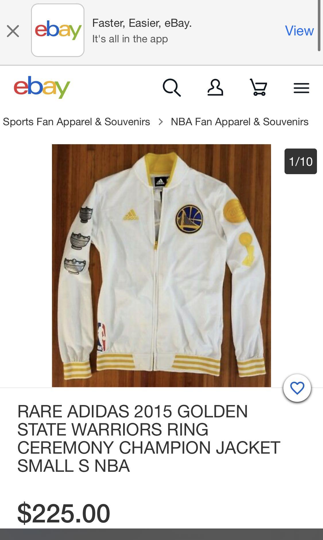 golden state warriors ring ceremony jacket