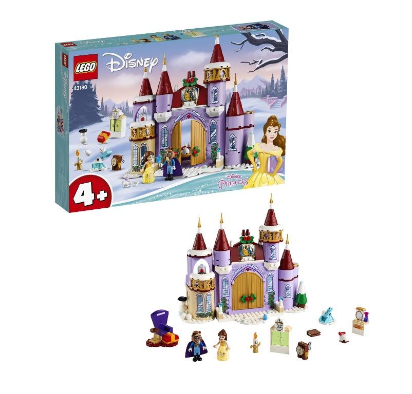 Ready Stock Lego Disney Belle S Castle Winter 43180 Toys Games Blocks Building Toys On Carousell - winter item pack roblox