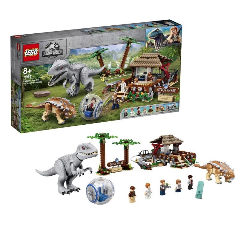 Lego jurassic world 2020 new arrivals indominus rex vs ankylosaurus