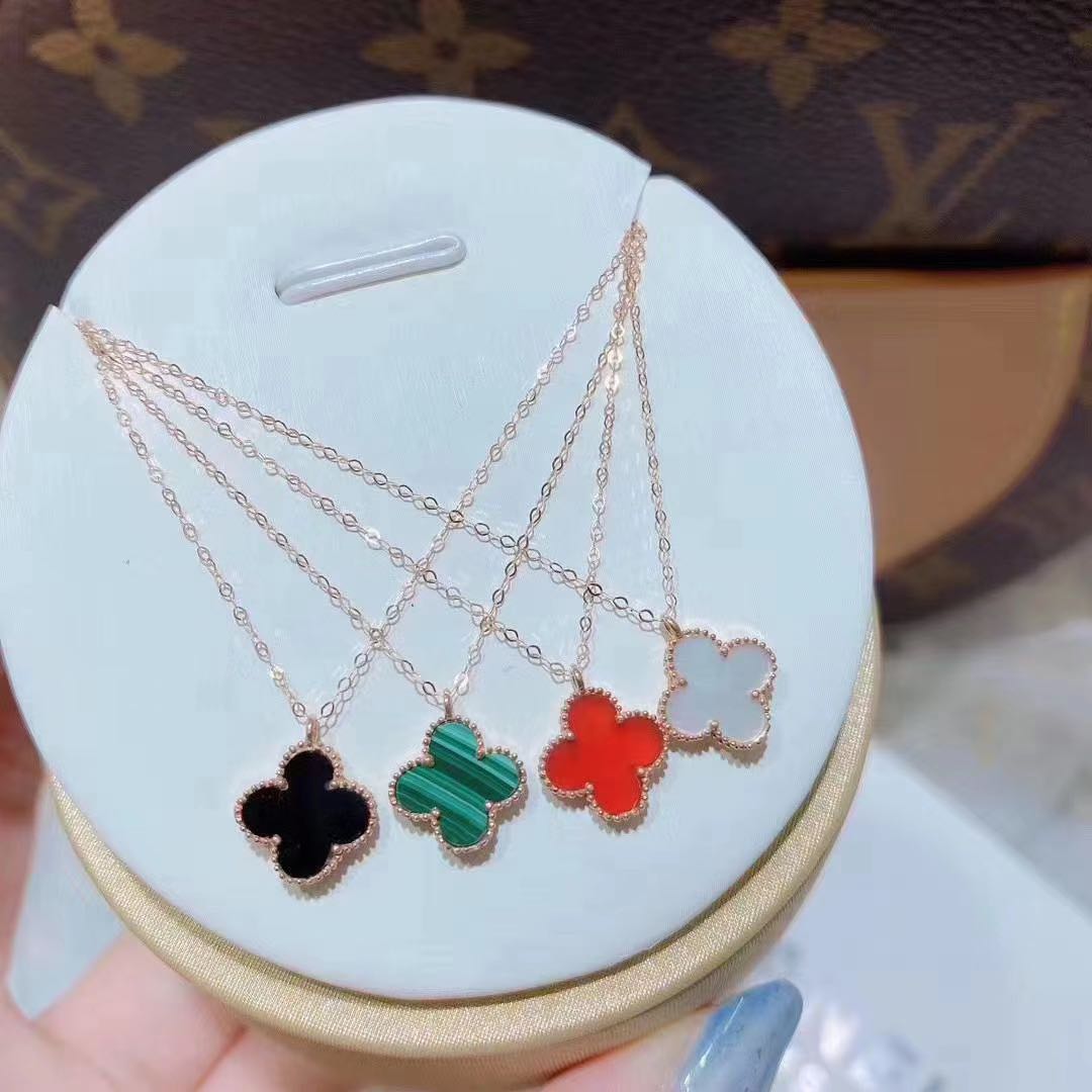 Real 4 leaf clover necklace shop