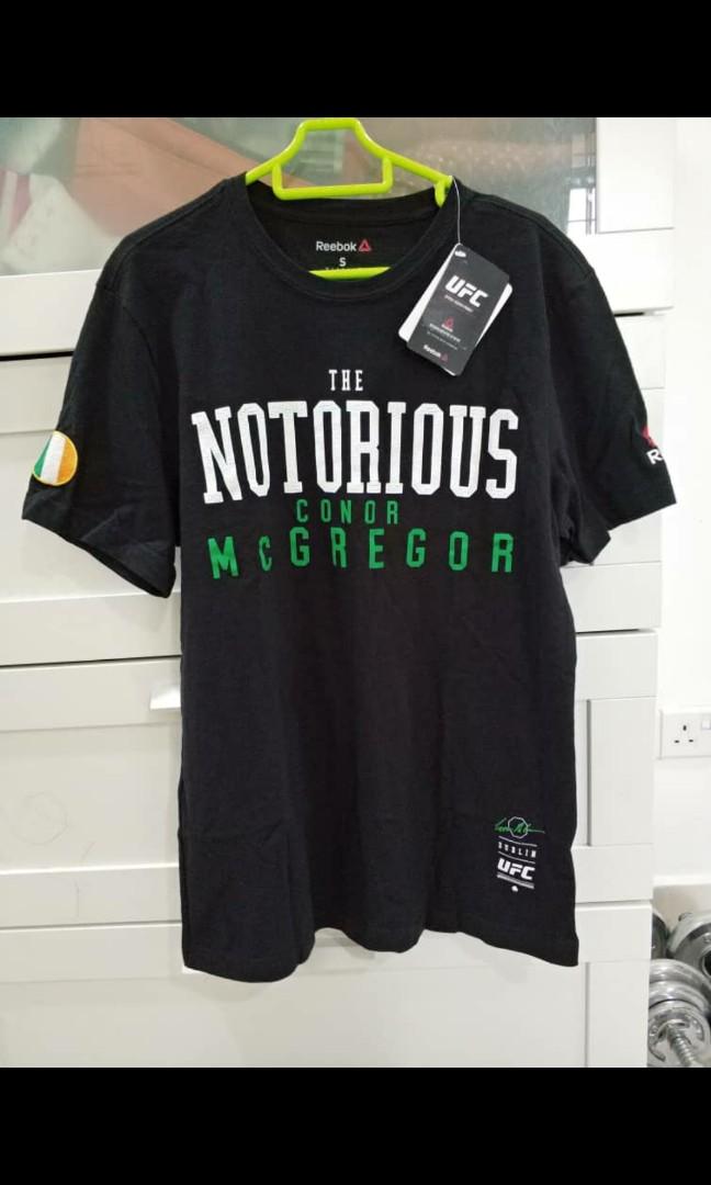 T shirt ufc reebok verte deals