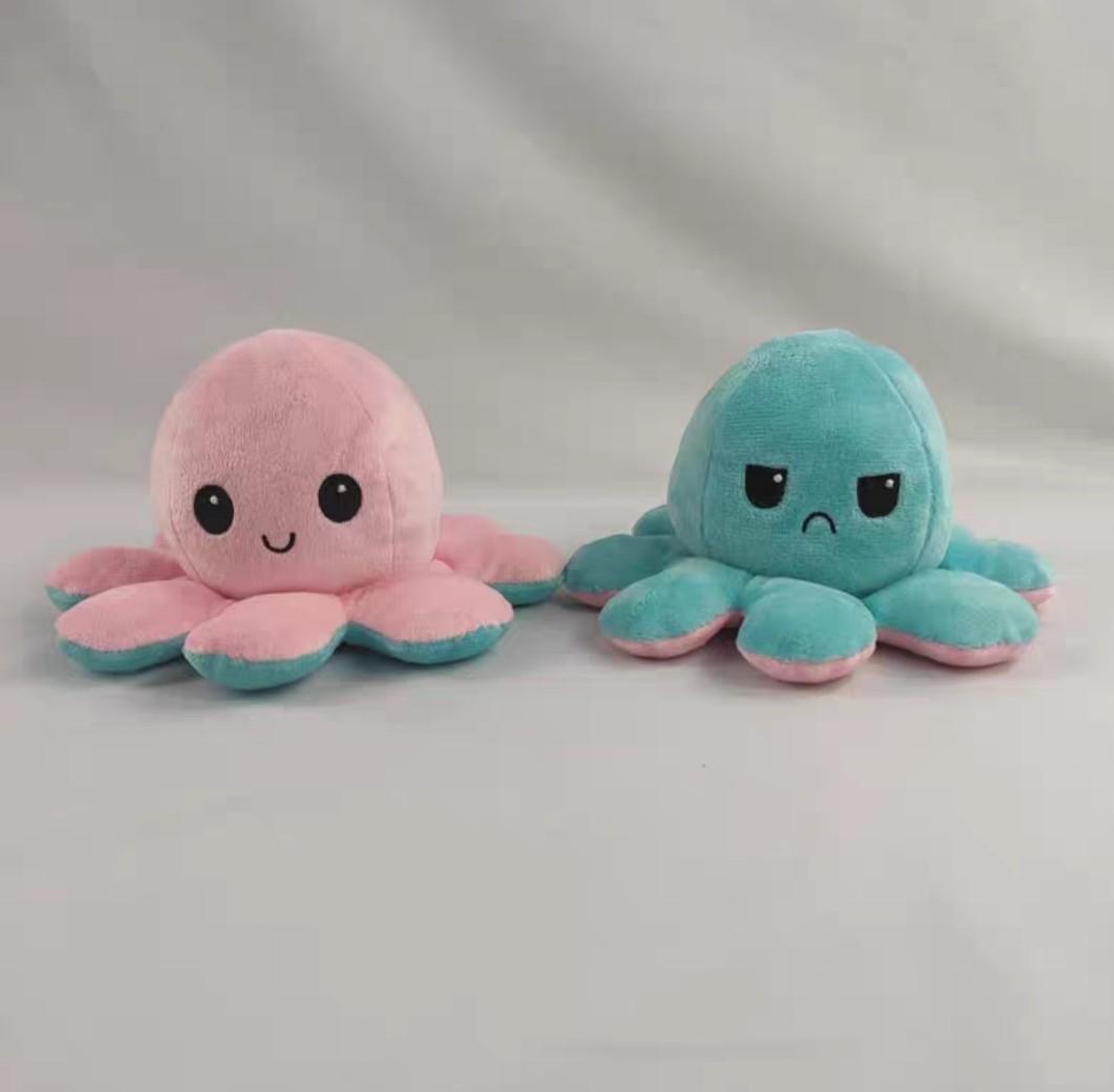 octopus plush toy reversible