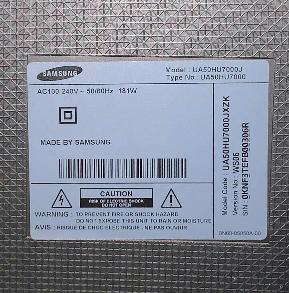 Samsung 50“ 4K UHD UA50HU7000J