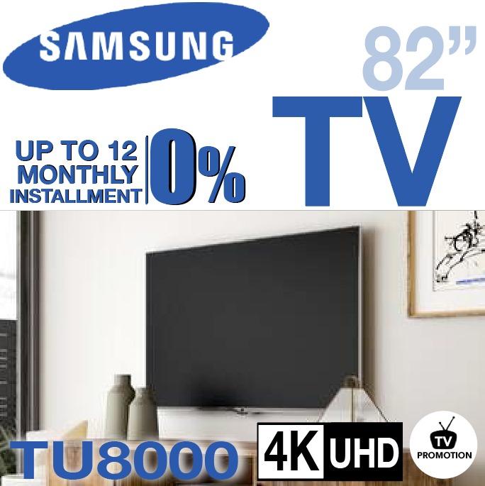 Samsung 82 Tu8000 Tv Crystal Uhd 2020 Model Home Appliances Tvs Entertainment Systems On Carousell