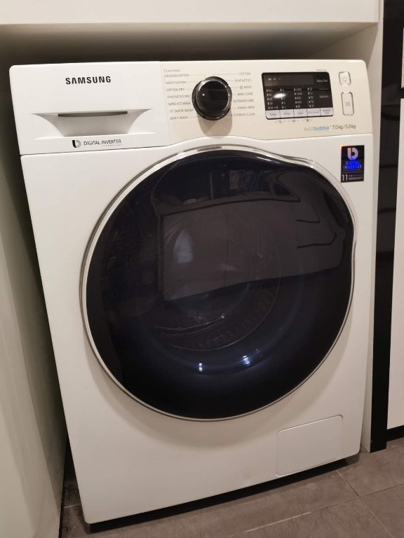 Samsung WD70J5410AW/SP washer cum dryer, TV & Home Appliances, Washing Machines and Dryers on
