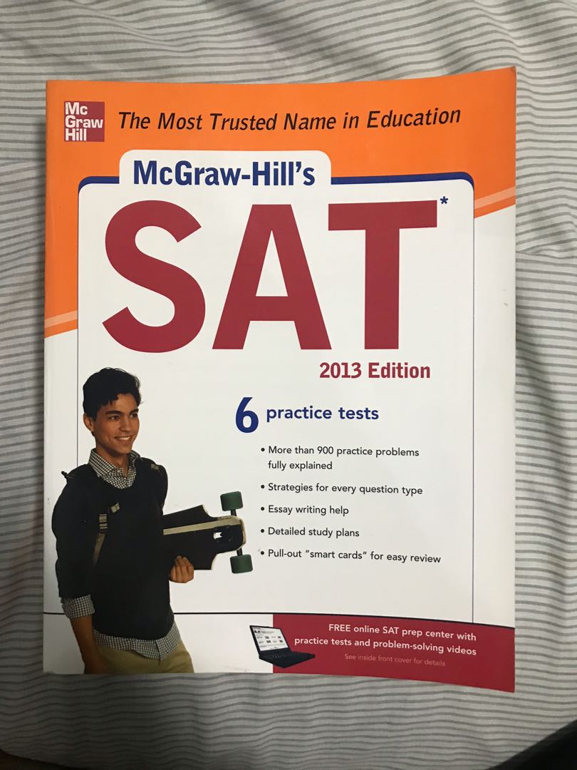 SAT Prep book with flashcards, Hobbies & Toys, Books & Magazines