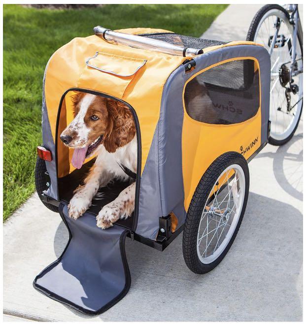 Schwinn Rascal Bike Pet Trailer, For Small and Large Dogs, Pet Supplies