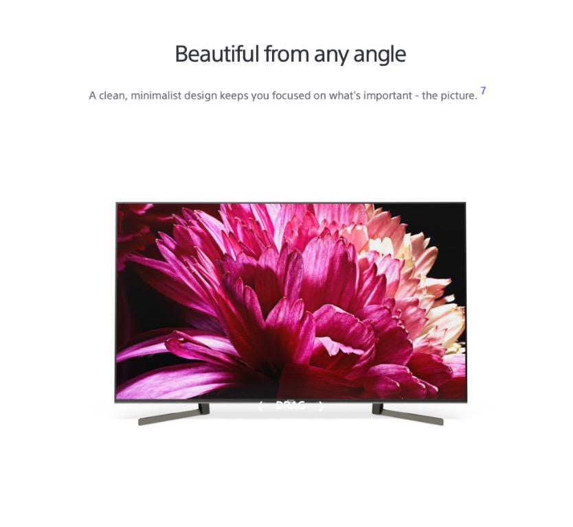 Smart Tv X9500g 55 Inch SONY 55
