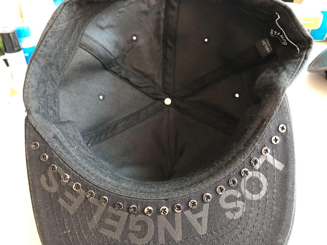 Stampd LA cap (Category: Cap & Hats) located in Kuala Lumpur. Submitted by _xinz (Listing ID 1021069773, Image 3). Description: Stampd LA studded SnapBack Condition 8/10 no flaws just used .