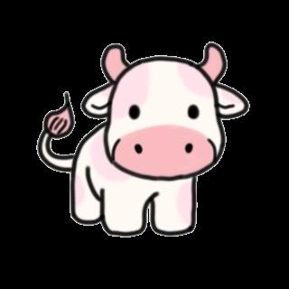 Strawberry Cow Sticker Set