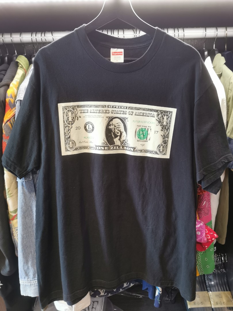 Supreme One Zillion Dollar Tee Men s Fashion Tops Sets