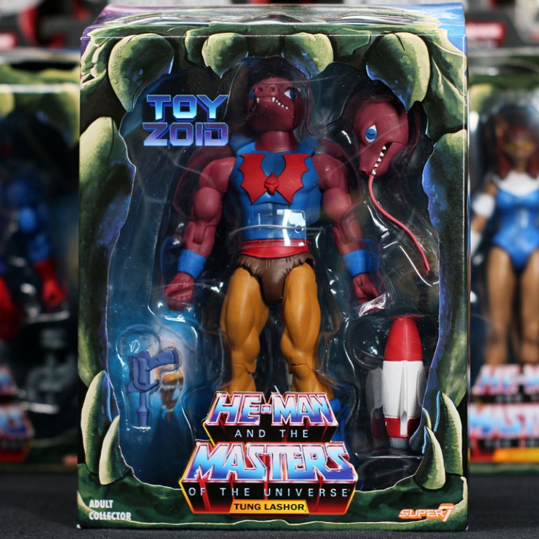 -Read Listing Masters Universe SUPER 7 MOTU Classics Filmation TUNG LASHOR 2.0 