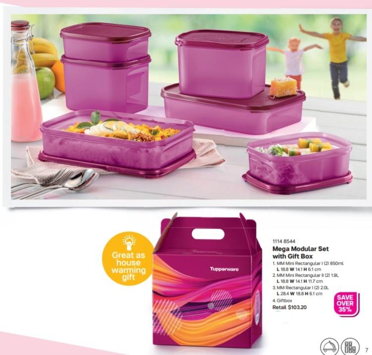 Tupperware Mega Modular Mate, Home Appliances, Kitchenware on Carousell