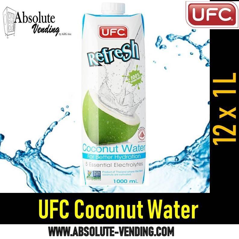 Ufc Refresh 100 Coconut Water 1l X 12 Tetra Food Drinks Beverages On Carousell