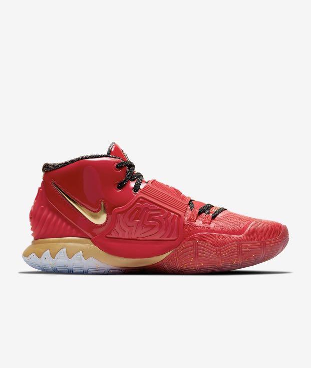 Kyrie 5 red and gold sales
