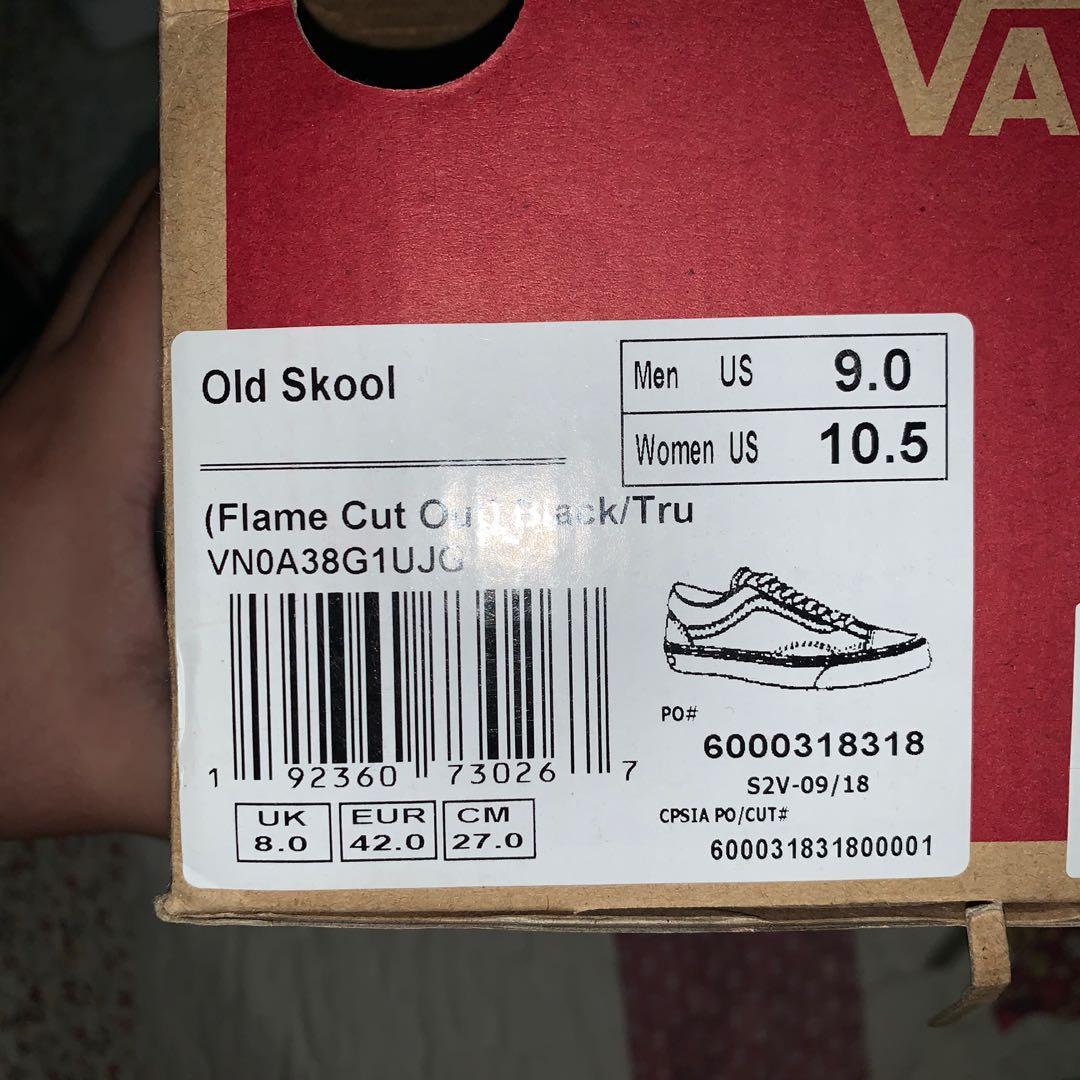 Flame cut out on sale old skool