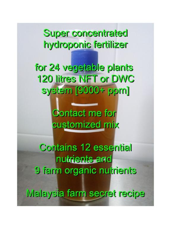 Vegetable Hydroponics Fertilizer Complete Mix With Organic
