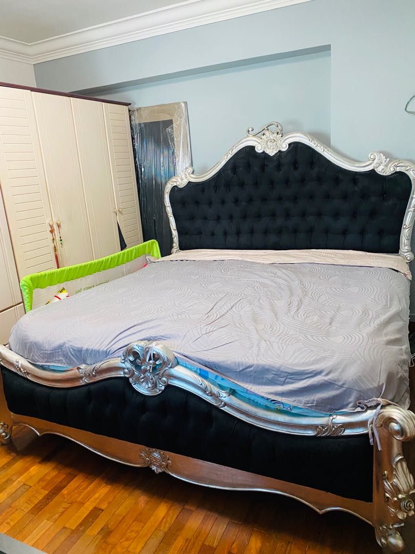 Victorian Style King Bed Frame Furniture Beds Mattresses On Carousell