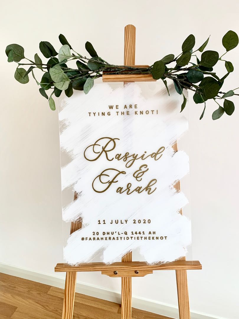 Wedding Board Design Craft Handmade Goods Accessories On Carousell