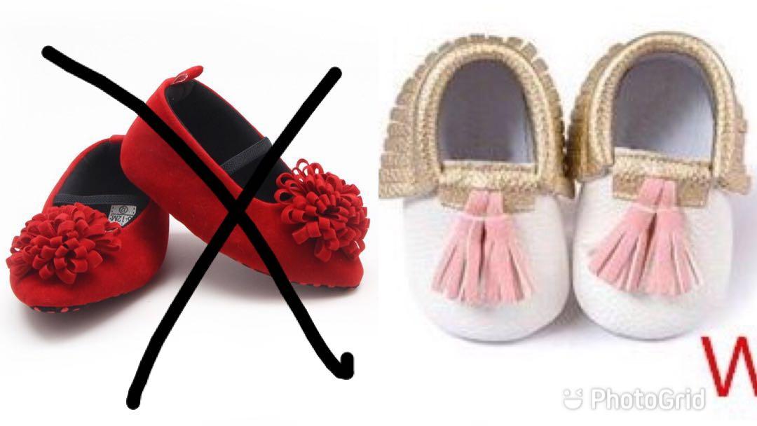 baby size 3 shoes in months